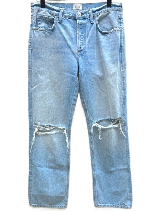 Citizens Of Humanity Denim - NEW $258 CITIZENS OF HUMANITY NEVE DISTRESSED JEANS IN MEDIUM BLUE SIZE 27